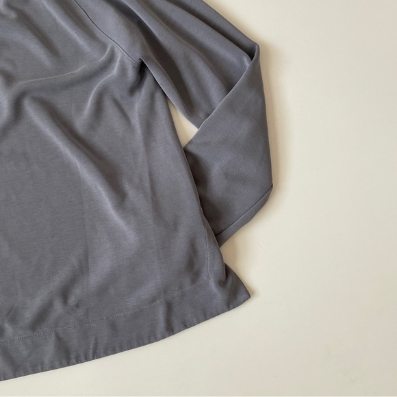 Athleta Seasoft Crewneck Sweatshirt in COSMOS gray blue, Size XS - Picture 15 of 16